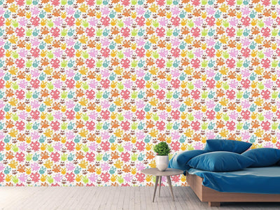 patterned-wallpaper-owls-attempt-to-fly