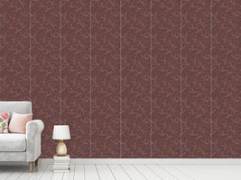 patterned-wallpaper-petal-silhouettes