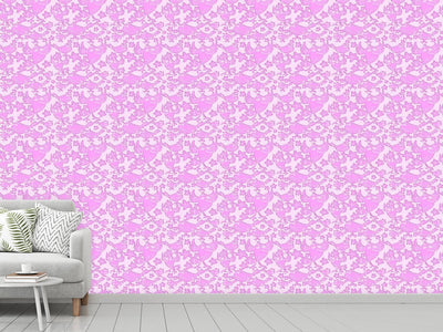 patterned-wallpaper-songbird-sing-pink