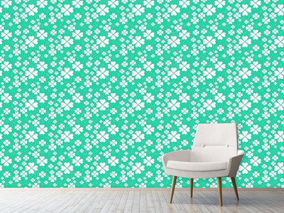 patterned-wallpaper-lucky-clover