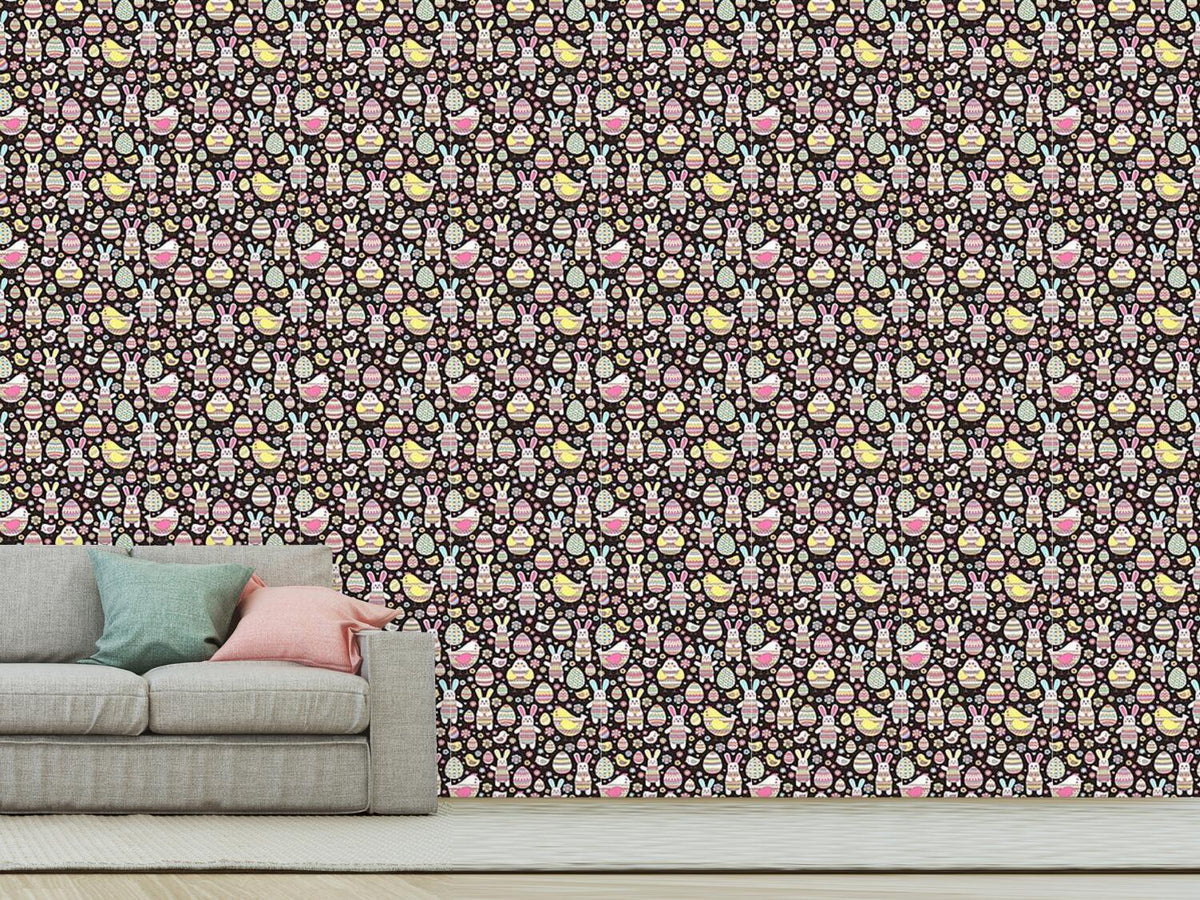 patterned-wallpaper-easter-friends