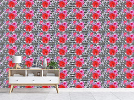 patterned-wallpaper-scattered-flowers-avantgarde