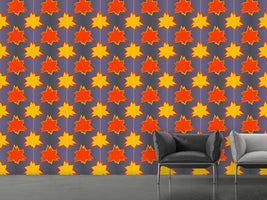 patterned-wallpaper-flaming-leaf