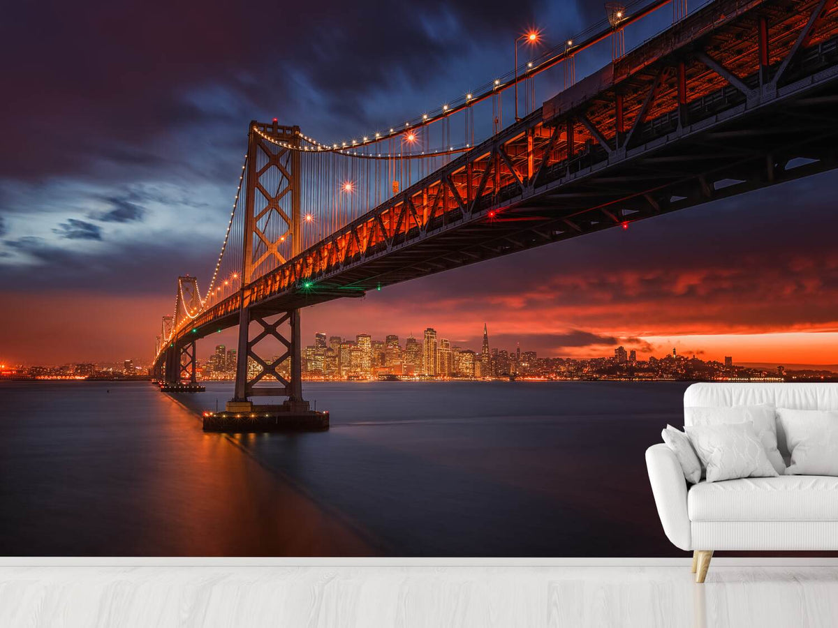 photo-wallpaper-fire-over-san-francisco