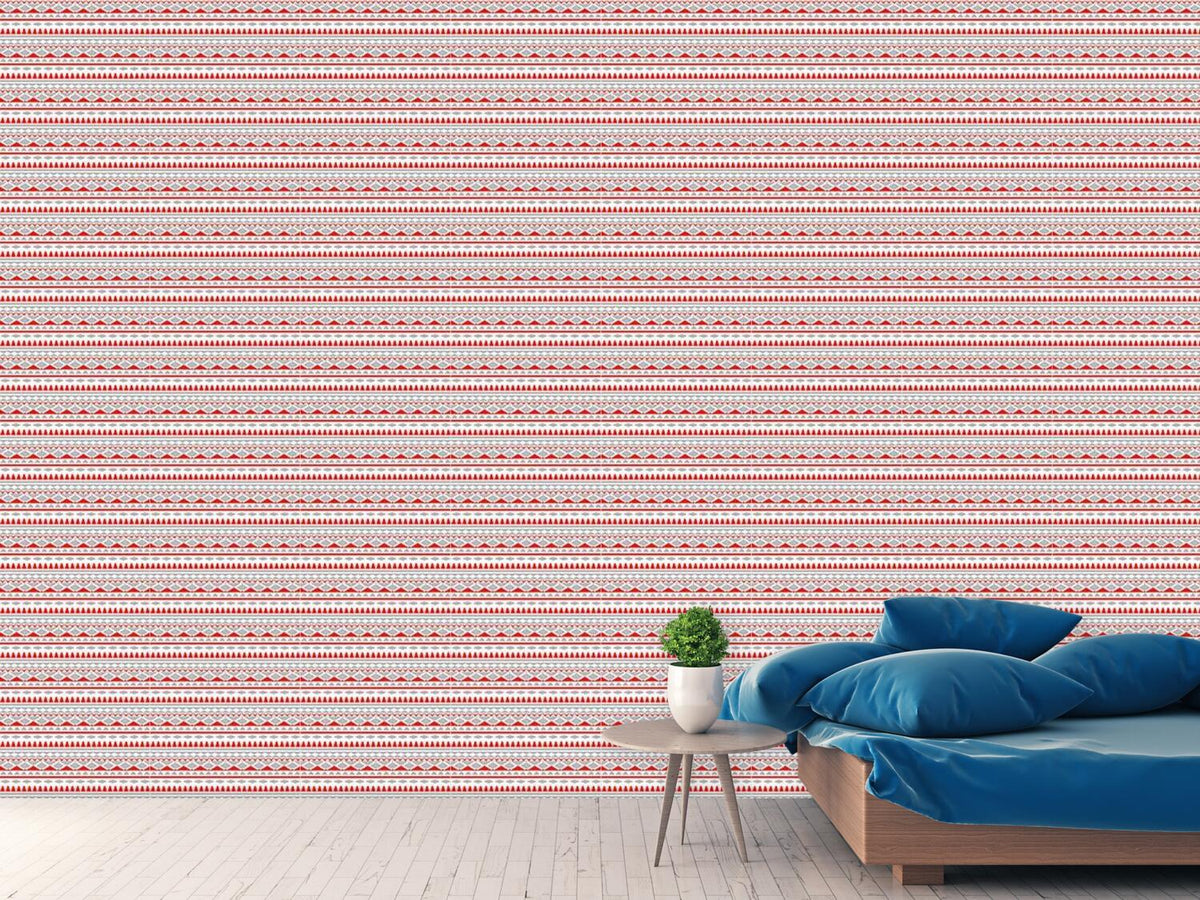 patterned-wallpaper-christmas-geometry