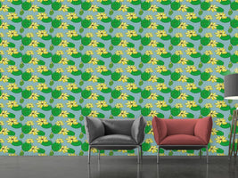 patterned-wallpaper-lotus