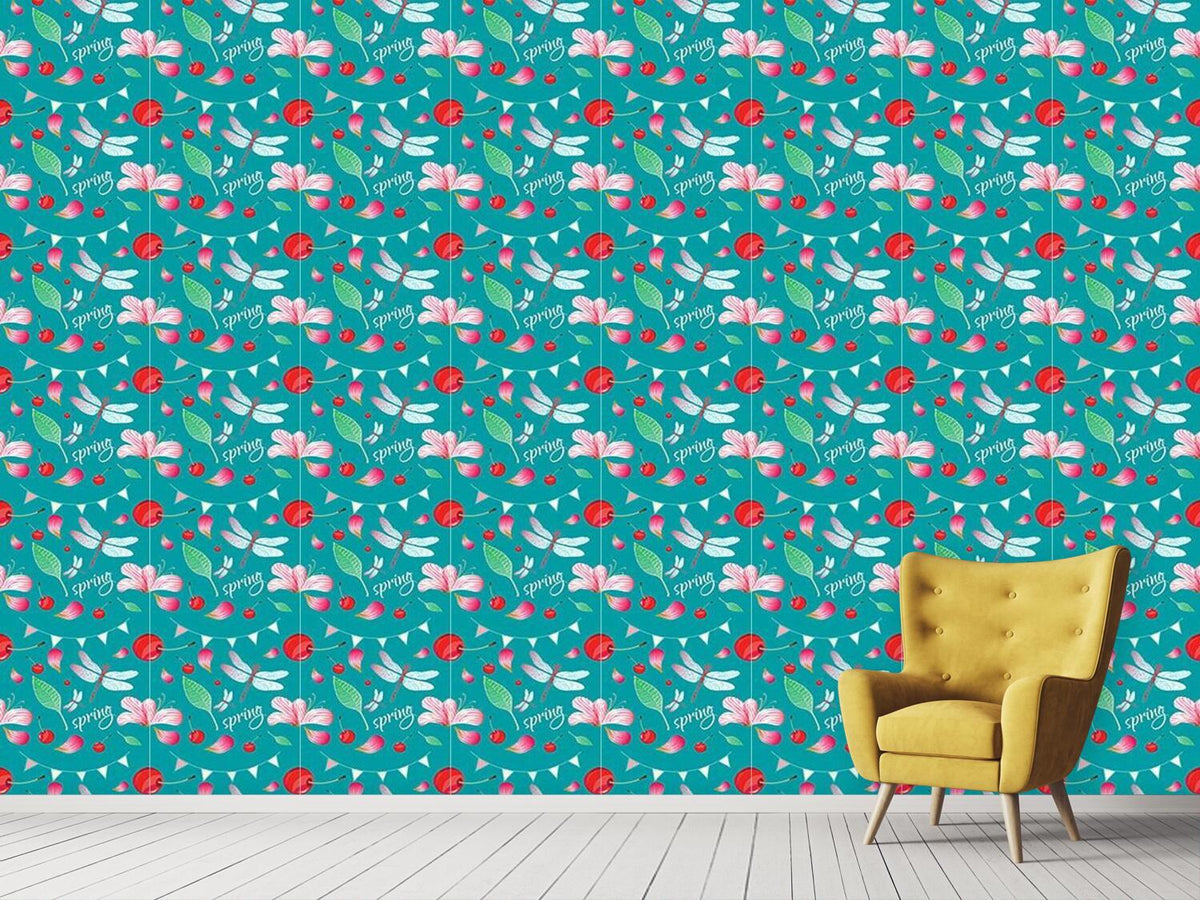 patterned-wallpaper-spring-celebration