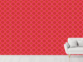 patterned-wallpaper-pandora-flora-red