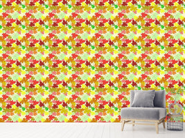 patterned-wallpaper-carpet-of-leaves