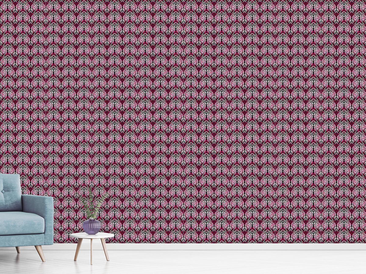 patterned-wallpaper-pink-maori