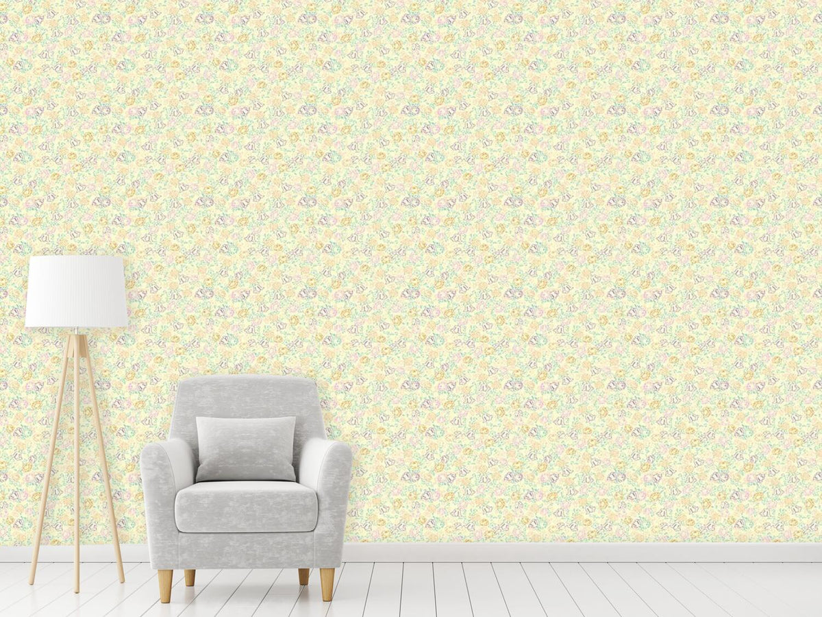 patterned-wallpaper-cute-flowers