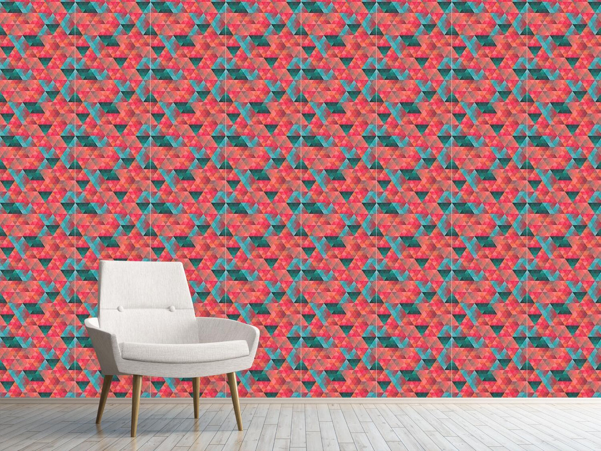 patterned-wallpaper-triangle-mosaic