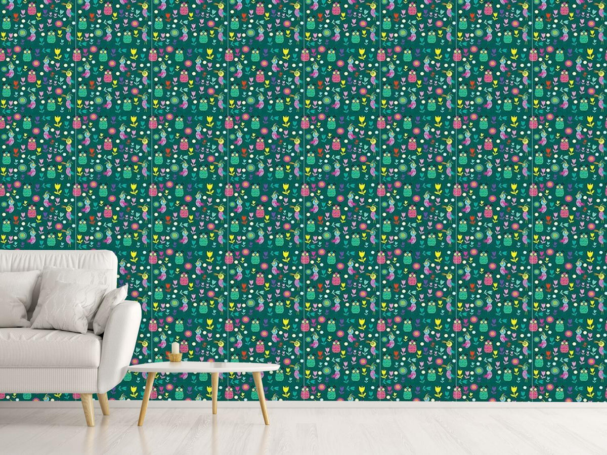 patterned-wallpaper-papageno-in-birds-paradise