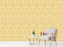 patterned-wallpaper-golden-blossoms-on-the-veranda