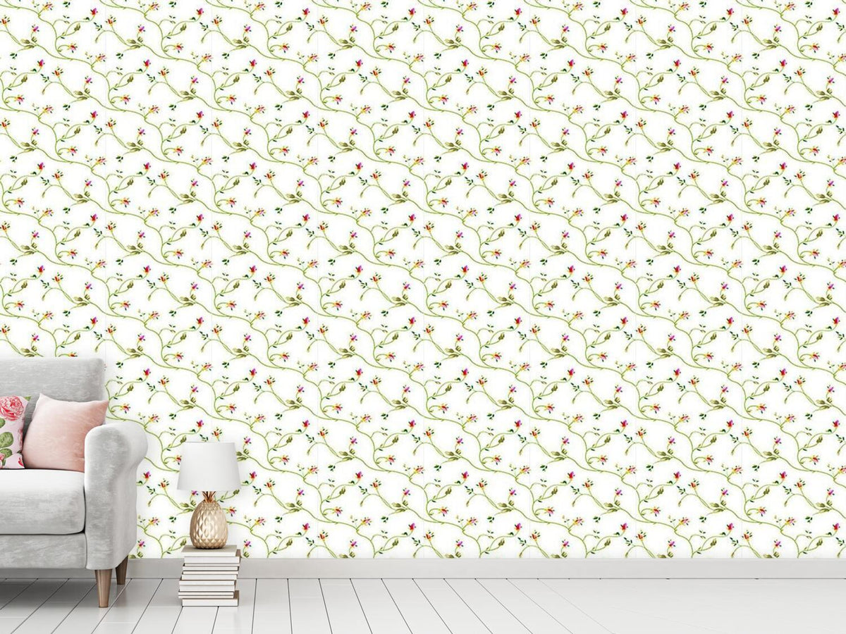 patterned-wallpaper-rose-tendrils-day