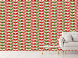 patterned-wallpaper-chess-with-christmas-trees