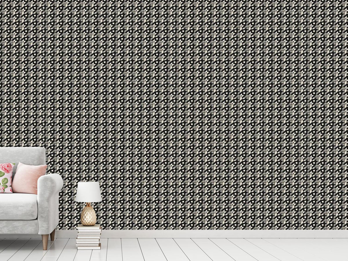 patterned-wallpaper-hounds-tooth-variation