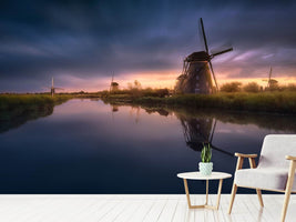 photo-wallpaper-kinderdijk-windmills