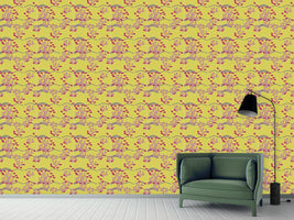 patterned-wallpaper-lotus-love-yellow