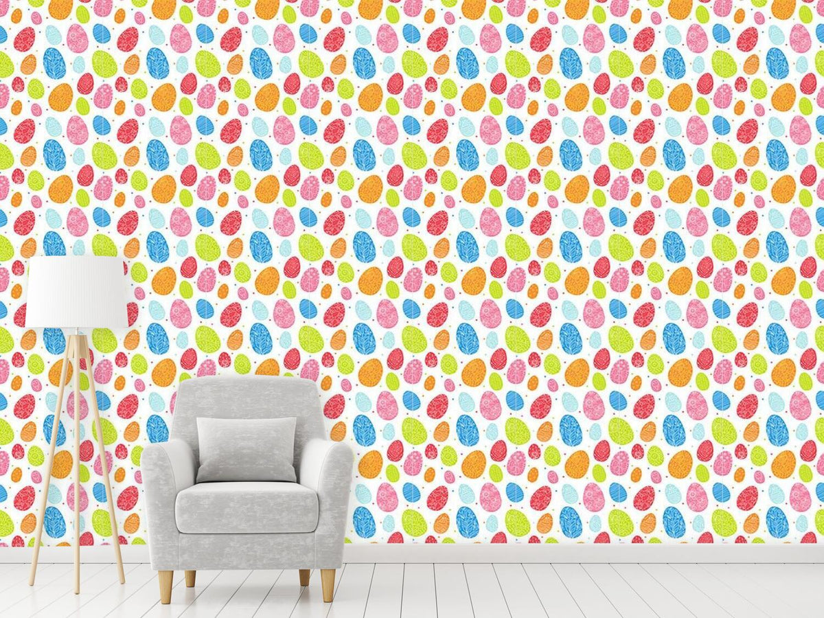 patterned-wallpaper-eggs-dressed-up-to-party