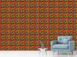 patterned-wallpaper-bright-ornament