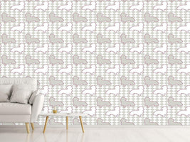 patterned-wallpaper-dachshunds-mistress-is-check-mate