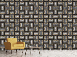 patterned-wallpaper-weaving-with-stripes