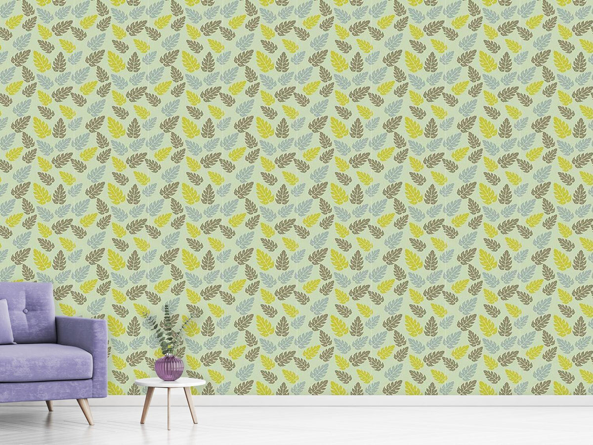 patterned-wallpaper-nordic-leaf