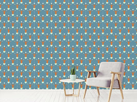 patterned-wallpaper-snowman-surrealism