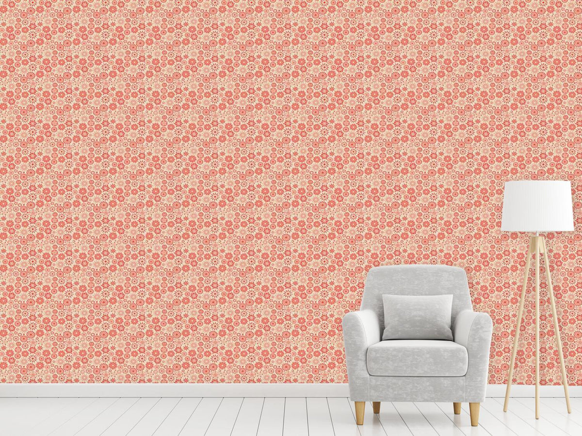 patterned-wallpaper-floral-star-magic