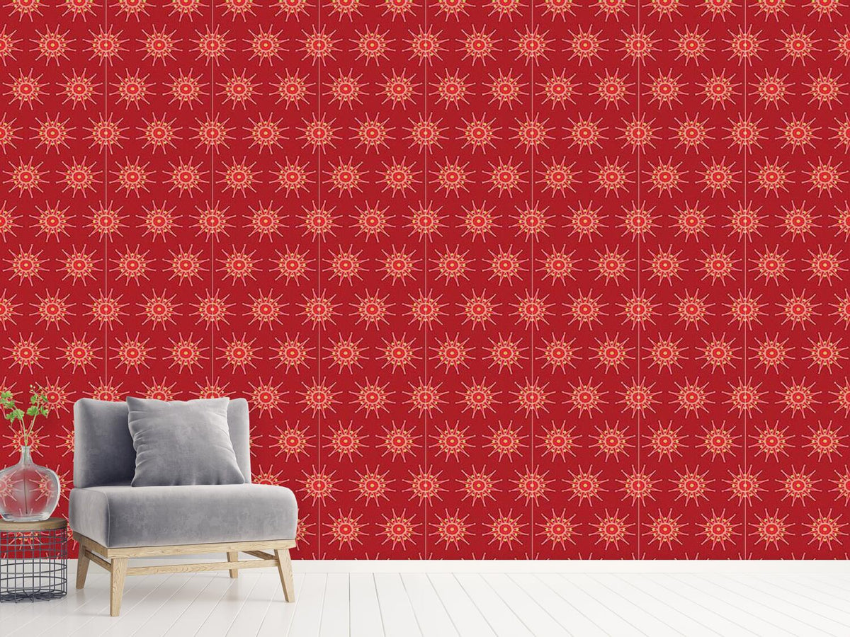 patterned-wallpaper-stars-on-fire