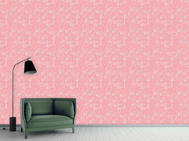 patterned-wallpaper-flowers-entwine-vintage