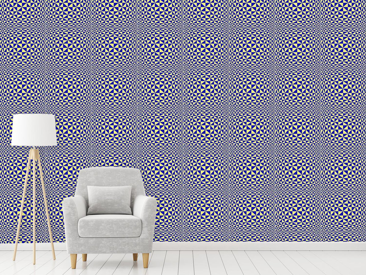 patterned-wallpaper-triangular-geometric