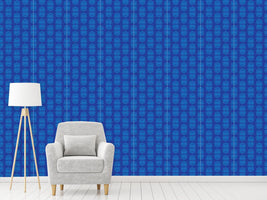 patterned-wallpaper-phoenix-in-blue