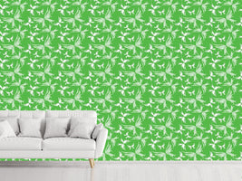 patterned-wallpaper-polynesian-butterflies-in-spring