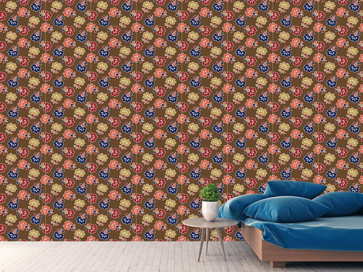 patterned-wallpaper-spiky-brown