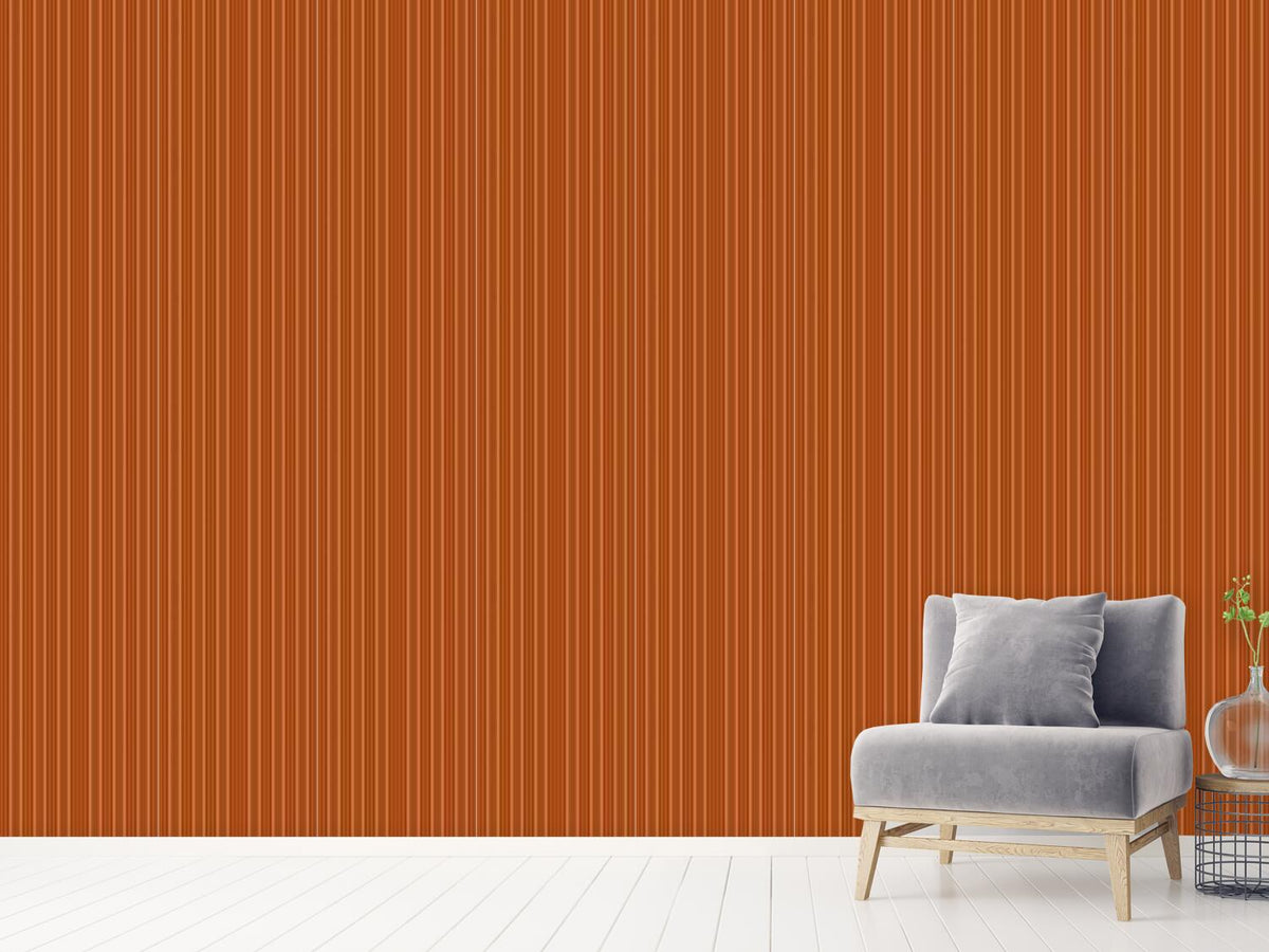 patterned-wallpaper-pinstripes-in-caramel