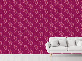 patterned-wallpaper-exotic-tendrillars-purple