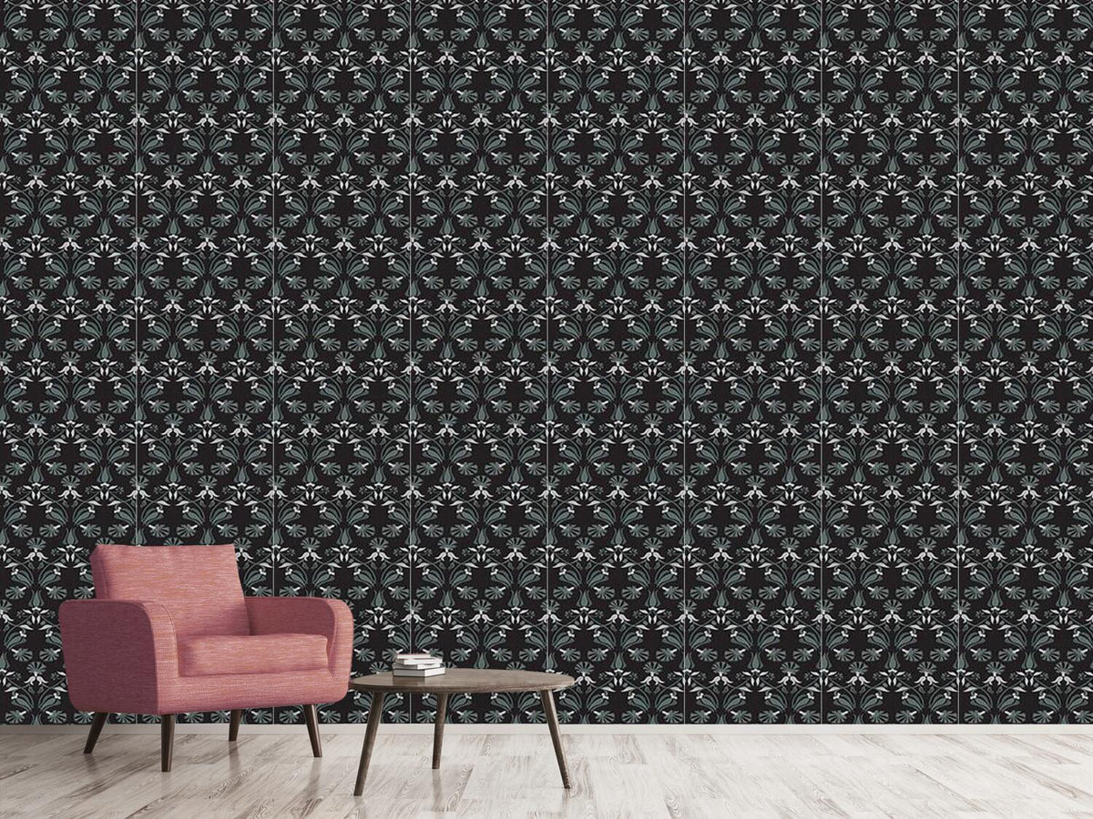 patterned-wallpaper-tulip-and-carnation