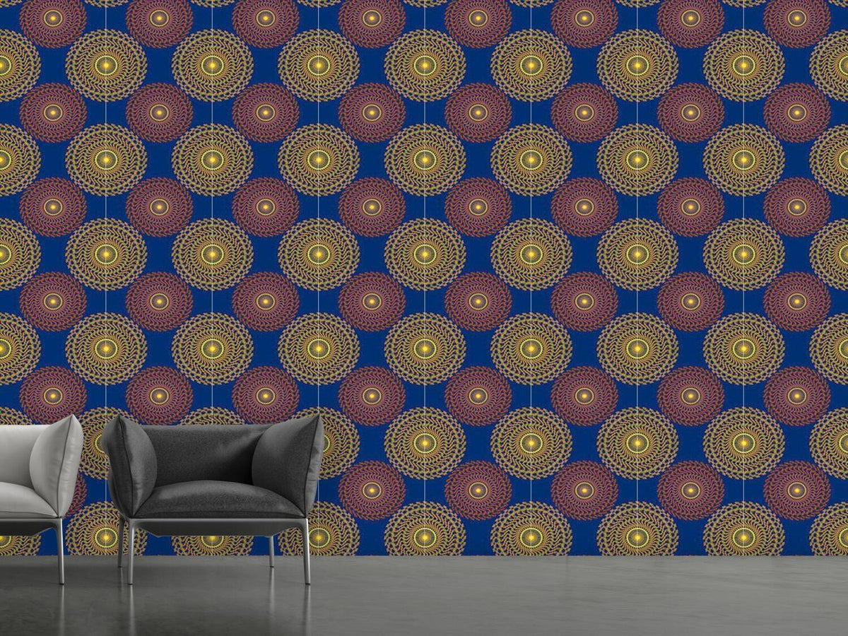 patterned-wallpaper-solar-circles-on-blue