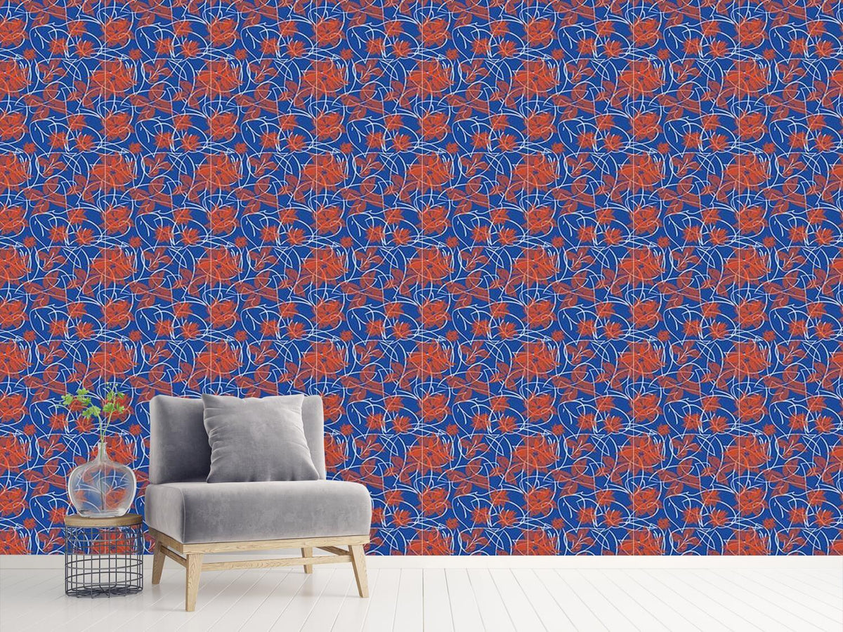 patterned-wallpaper-autumnal-flower