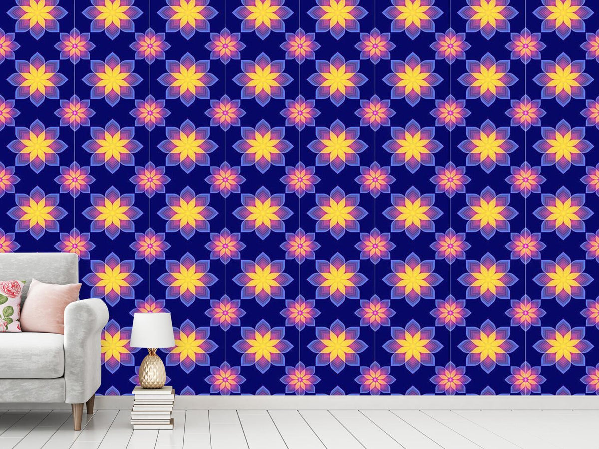 patterned-wallpaper-digital-flowers