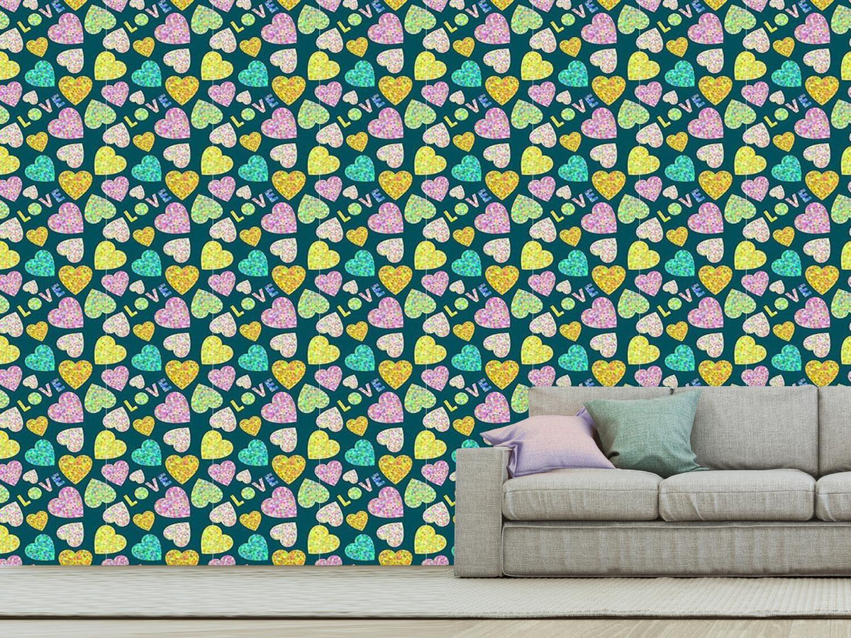 patterned-wallpaper-heart-and-love