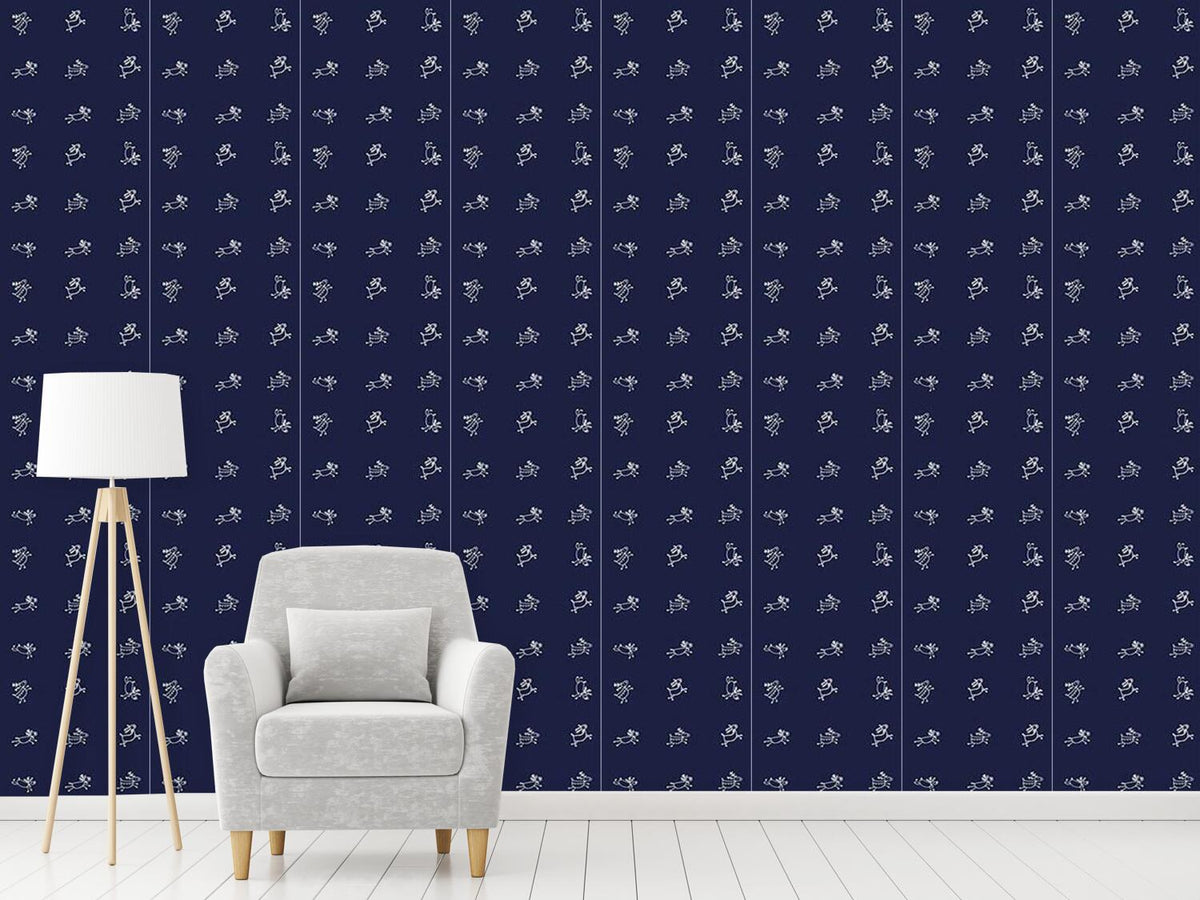 patterned-wallpaper-playful-deer