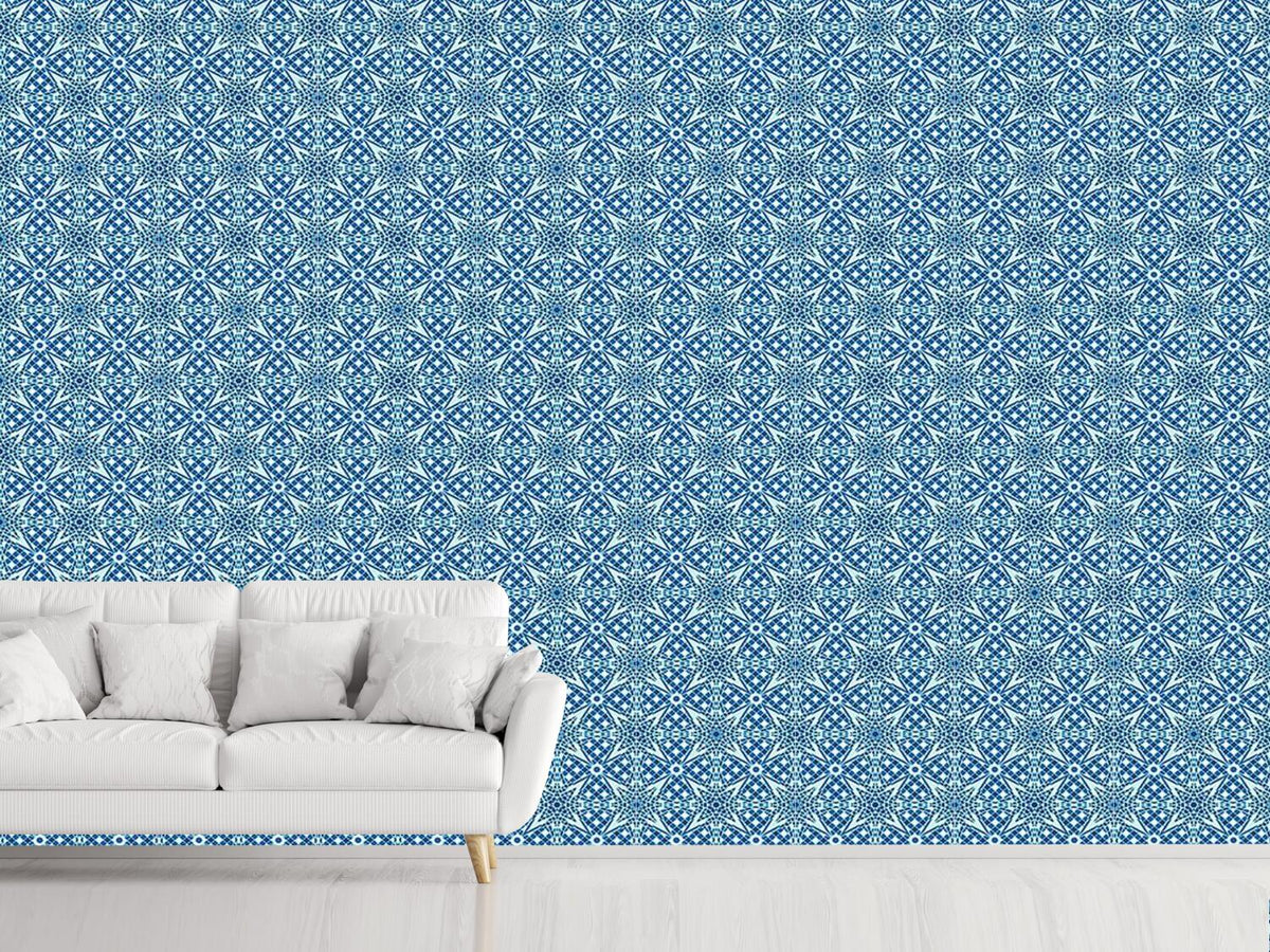 patterned-wallpaper-star-mosaic-ii