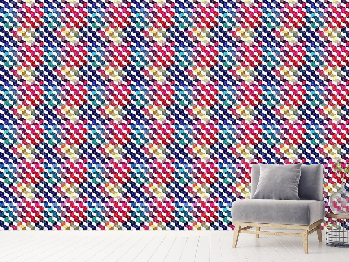 patterned-wallpaper-dimension-of-stacked-squares