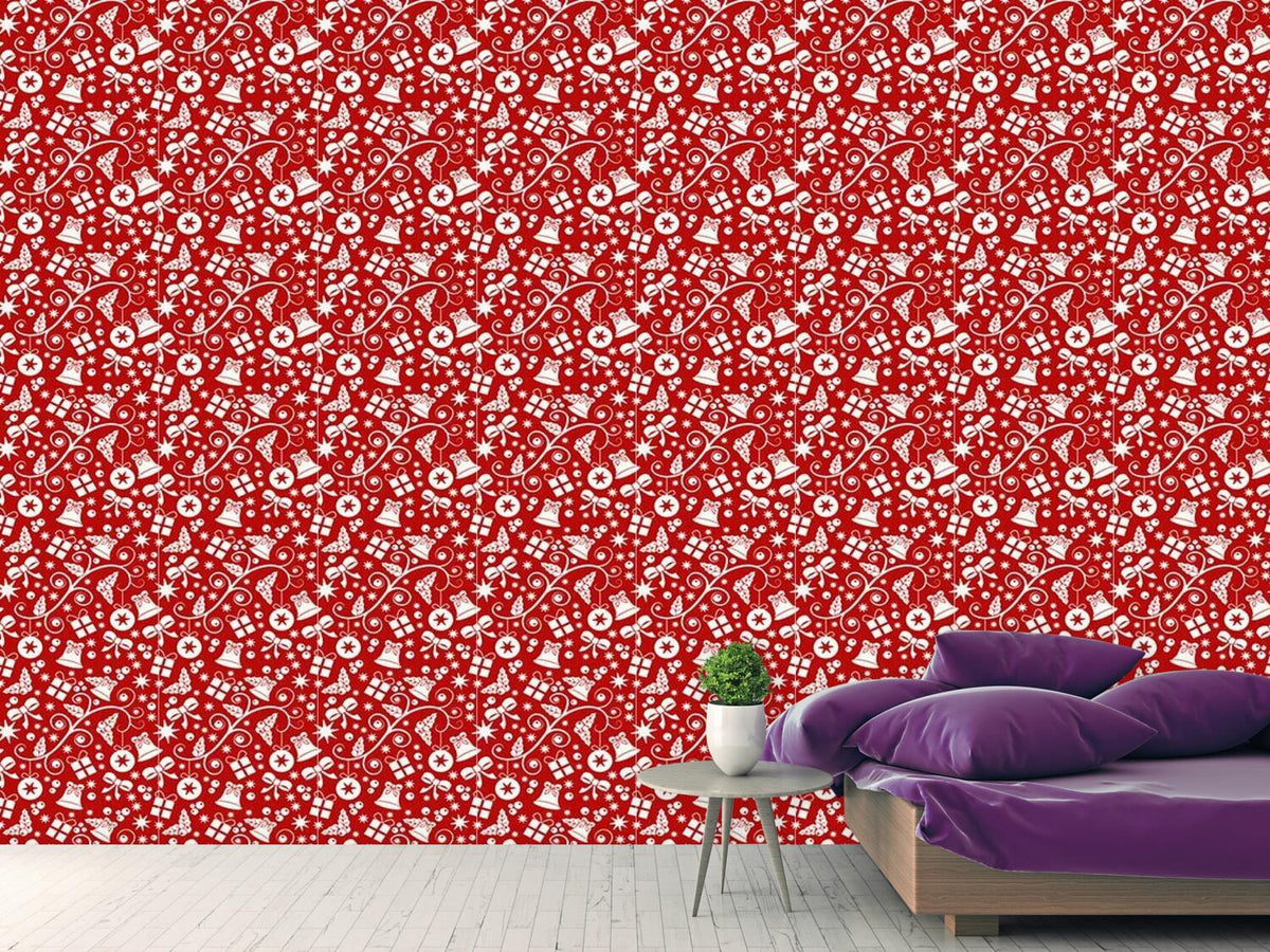 patterned-wallpaper-christmas-preparations