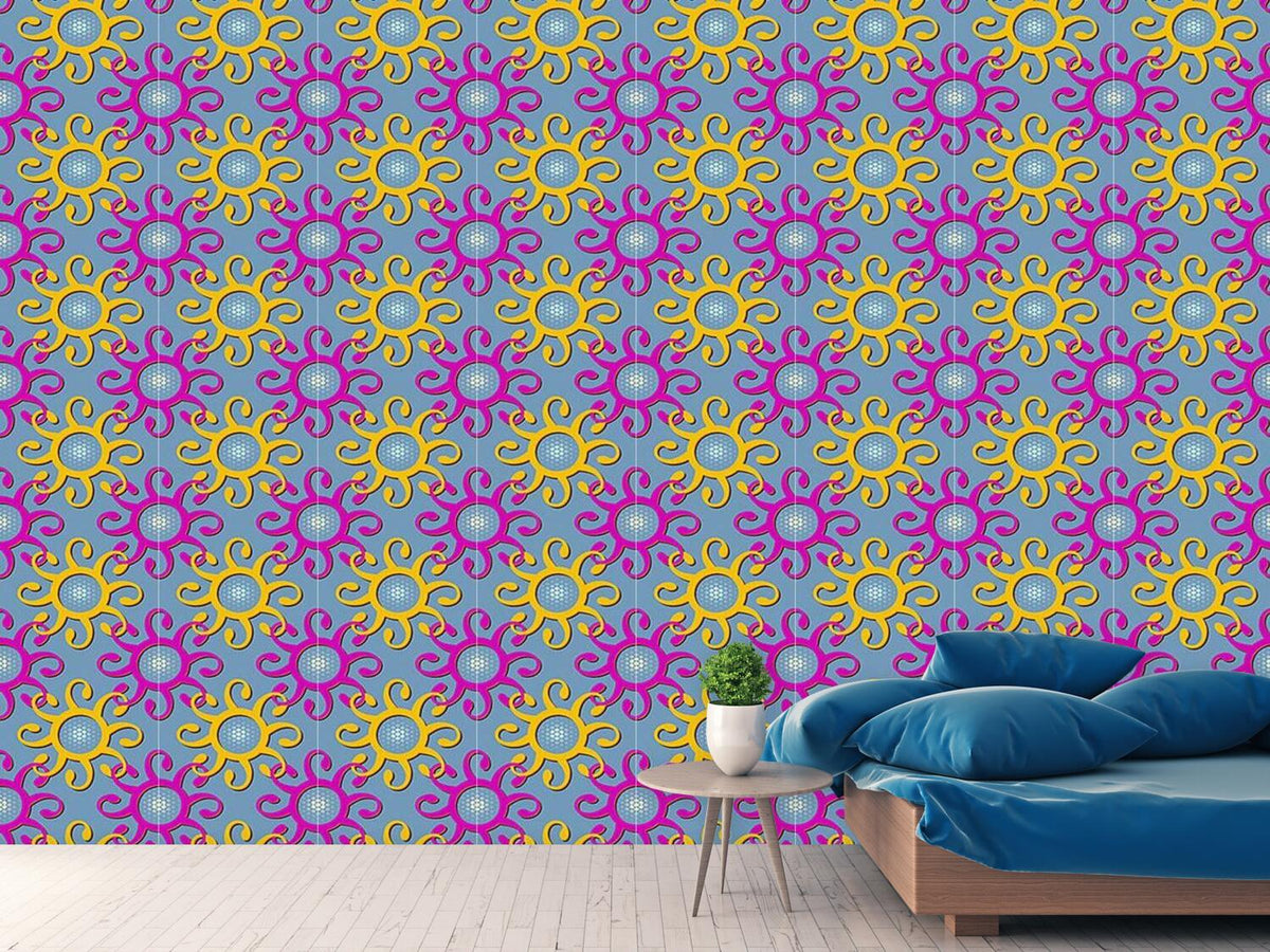 patterned-wallpaper-connection-of-the-sun