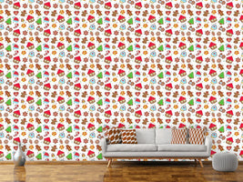 patterned-wallpaper-cookie-jar