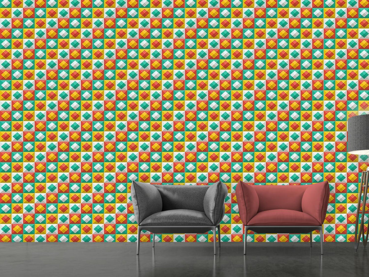 patterned-wallpaper-happy-summer-plaid